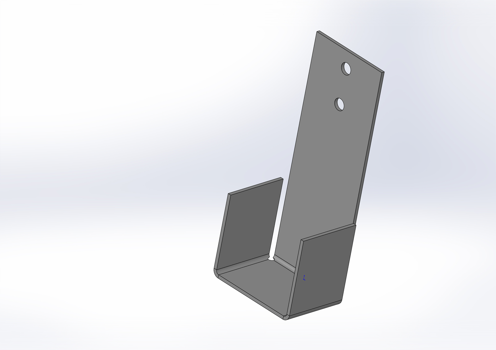 Bent plate f / straw board